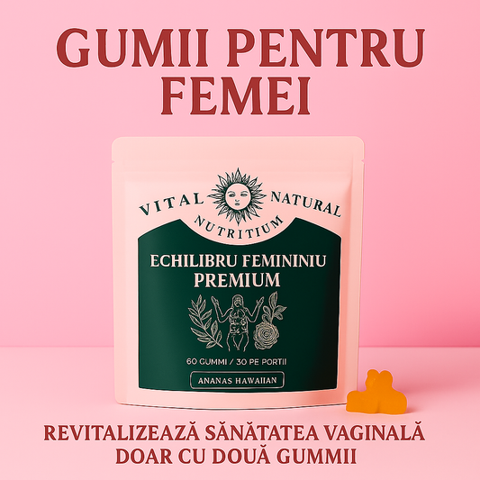 Feminine Balance Gummies – Gummies naturale pentru echilibrul feminin, pentru prospețime, încredere și stare de bine interioară (60 gummies)