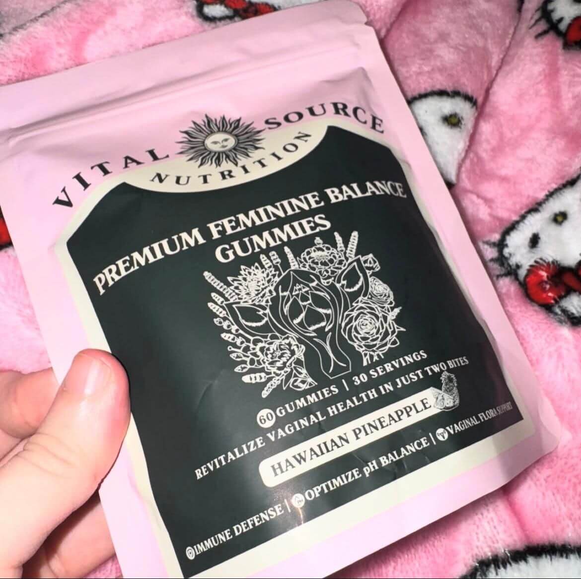 Feminine Balance Gummies – Gummies naturale pentru echilibrul feminin, pentru prospețime, încredere și stare de bine interioară (60 gummies)