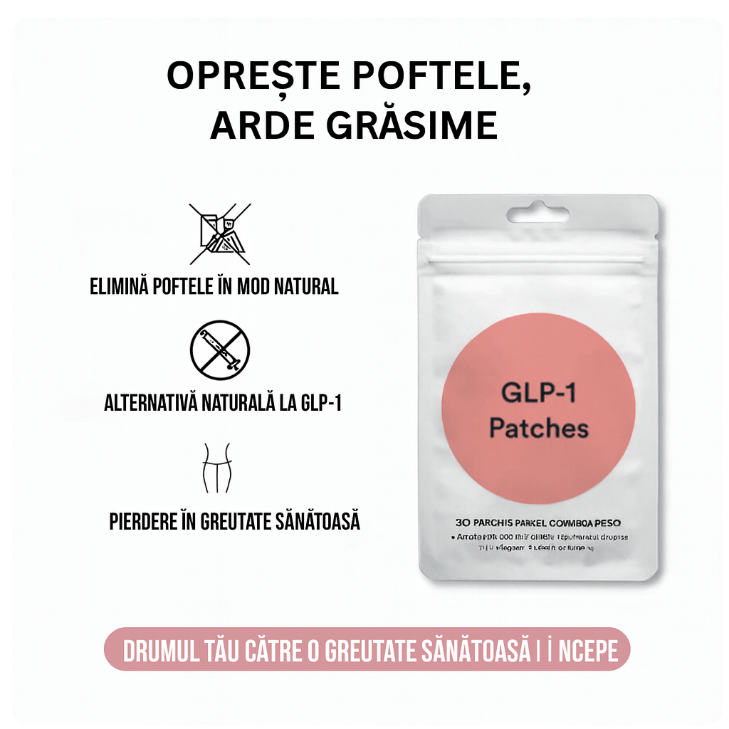 Plasturi GLP-1 (Kit 30 plasturi)