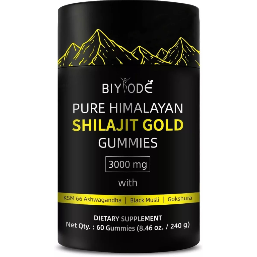 Jeleuri de Shilajit 100% pur din Himalaya (pachet de 60 de jeleuri)