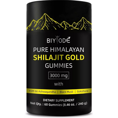 Jeleuri de Shilajit 100% pur din Himalaya (pachet de 60 de jeleuri)
